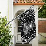 Mjolnir Norse Mythology Print Polyester Flag