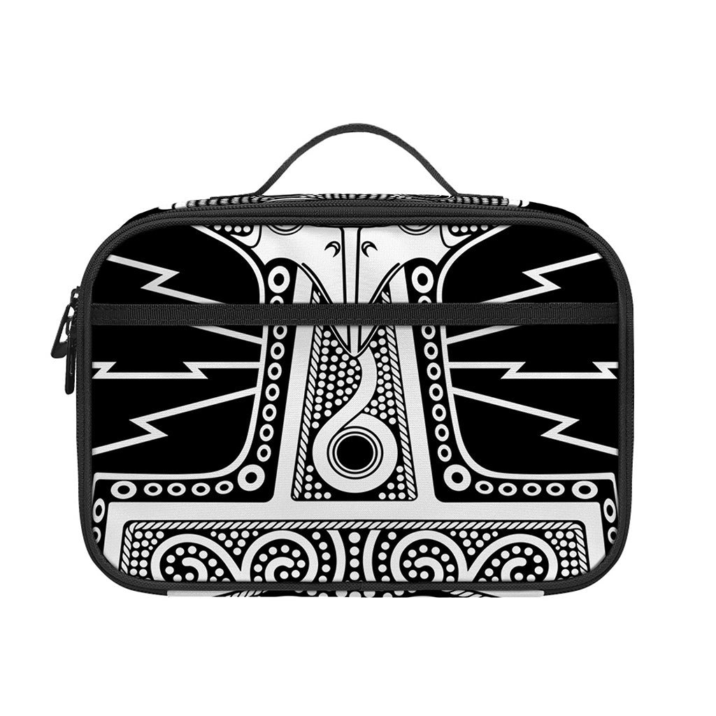Mjolnir Norse Mythology Print Portable Lunch Bag