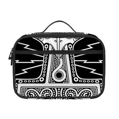 Mjolnir Norse Mythology Print Portable Lunch Bag