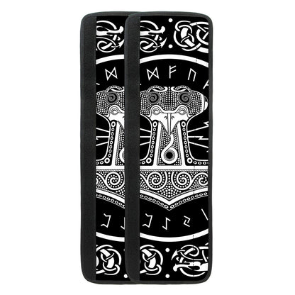 Mjolnir Norse Mythology Print Refrigerator Handle Covers