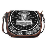 Mjolnir Norse Mythology Print Saddle Bag