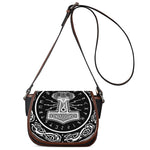 Mjolnir Norse Mythology Print Saddle Bag