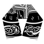 Mjolnir Norse Mythology Print Scarf