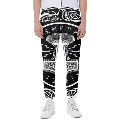 Mjolnir Norse Mythology Print Scuba Joggers