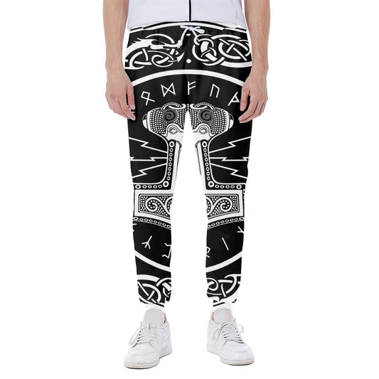 Mjolnir Norse Mythology Print Scuba Joggers
