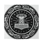 Mjolnir Norse Mythology Print Silk Bandana