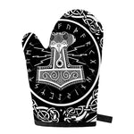 Mjolnir Norse Mythology Print Single Oven Mitt