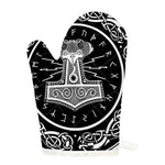 Mjolnir Norse Mythology Print Single Oven Mitt