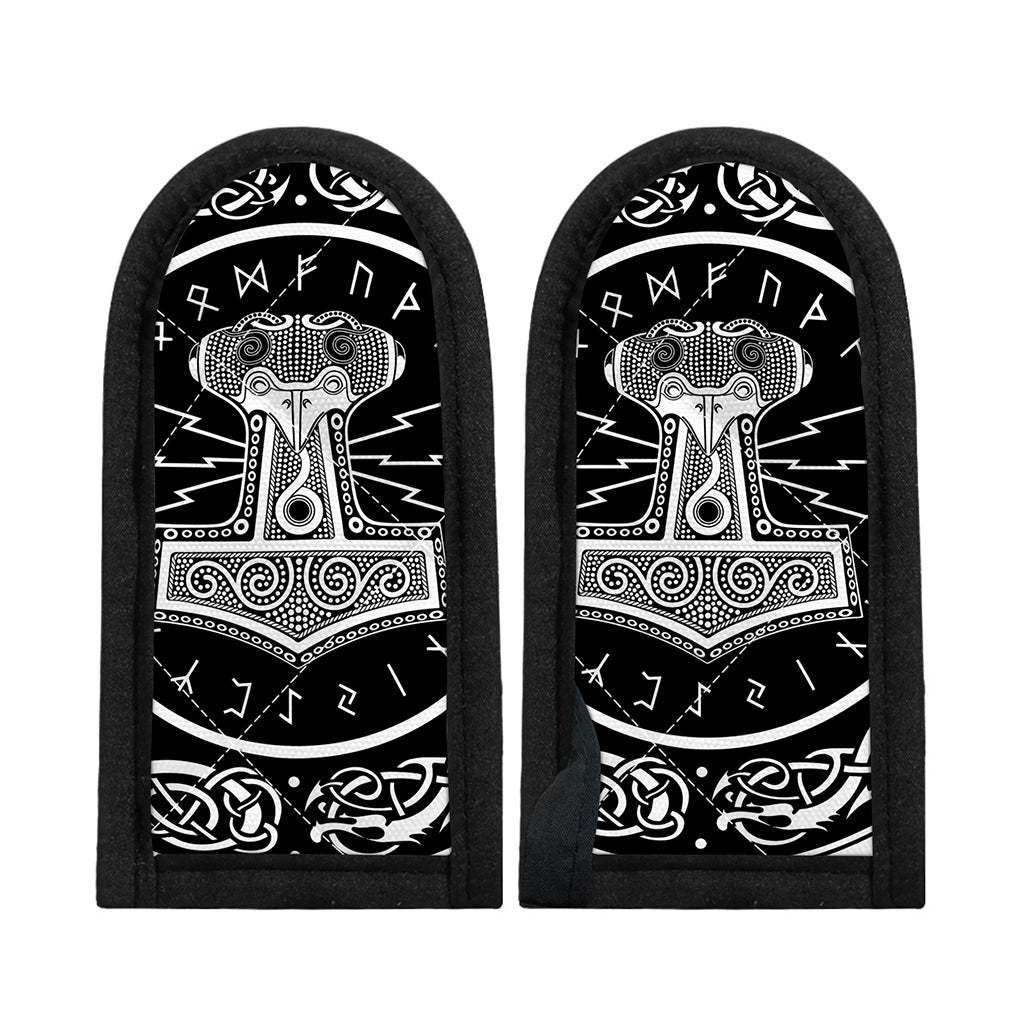 Mjolnir Norse Mythology Print Skillet Handle Cover