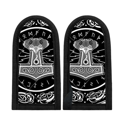 Mjolnir Norse Mythology Print Skillet Handle Cover