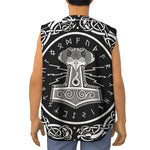 Mjolnir Norse Mythology Print Sleeveless Baseball Jersey