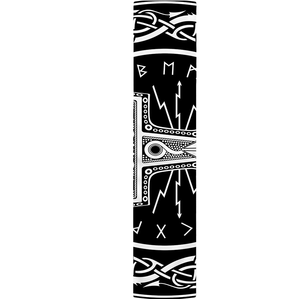 Mjolnir Norse Mythology Print Table Runner