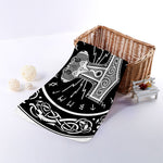 Mjolnir Norse Mythology Print Towel