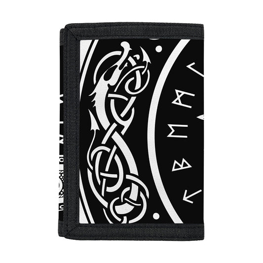 Mjolnir Norse Mythology Print Trifold Wallet