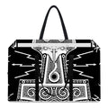 Mjolnir Norse Mythology Print Utility Tote Bag