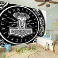 Mjolnir Norse Mythology Print Wall Sticker