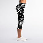 Mjolnir Norse Mythology Print Women's Capri Leggings