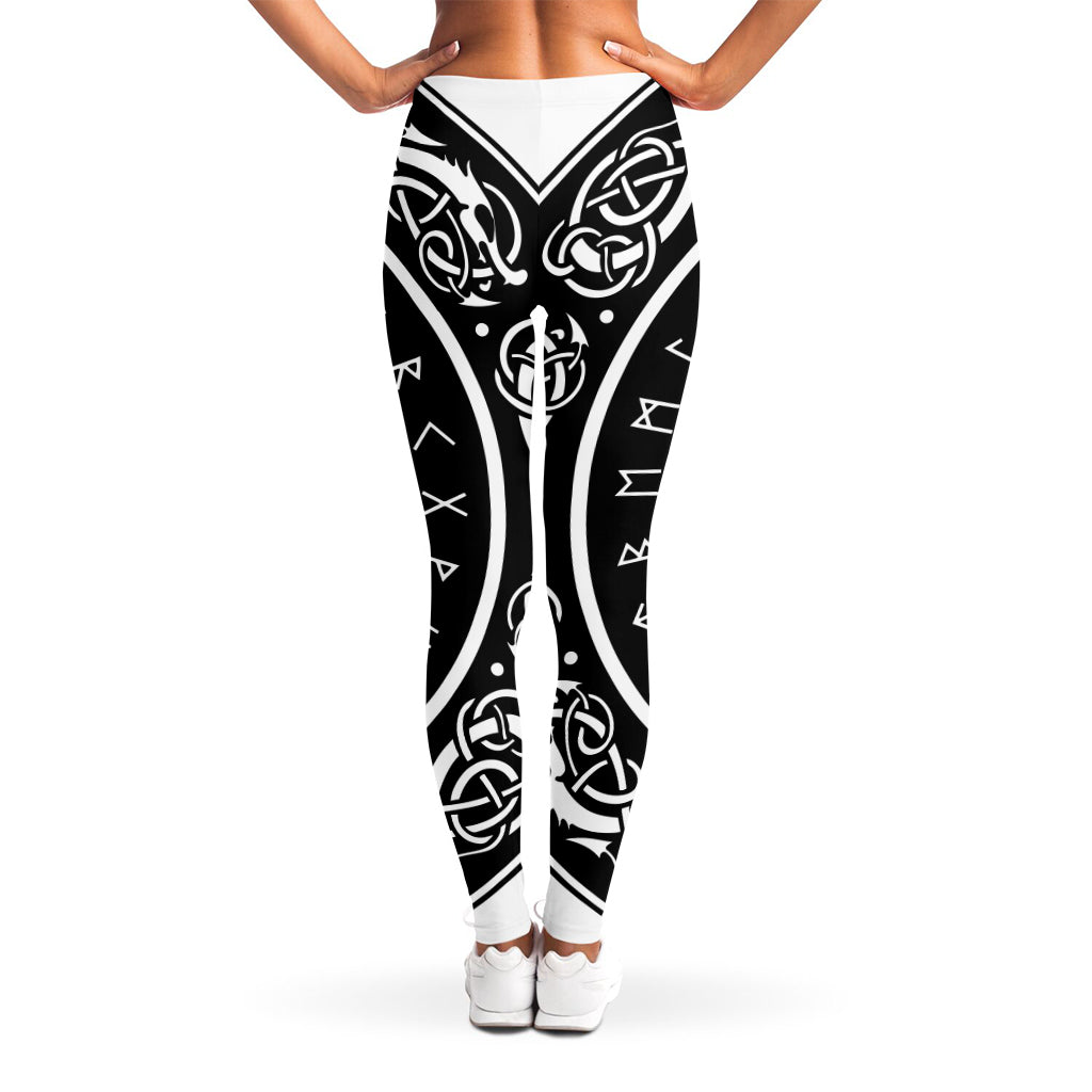 Mjolnir Norse Mythology Print Women's Leggings
