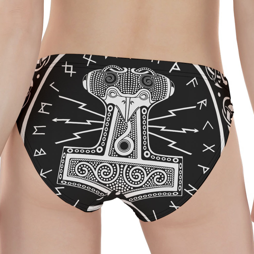 Mjolnir Norse Mythology Print Women's Panties