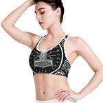 Mjolnir Norse Mythology Print Women's Sports Bra