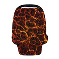 Molten Lava Print Baby Seat Cover