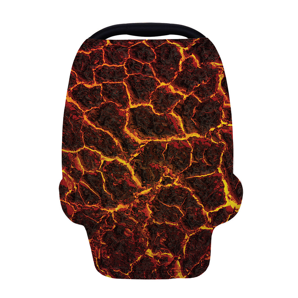 Molten Lava Print Baby Seat Cover