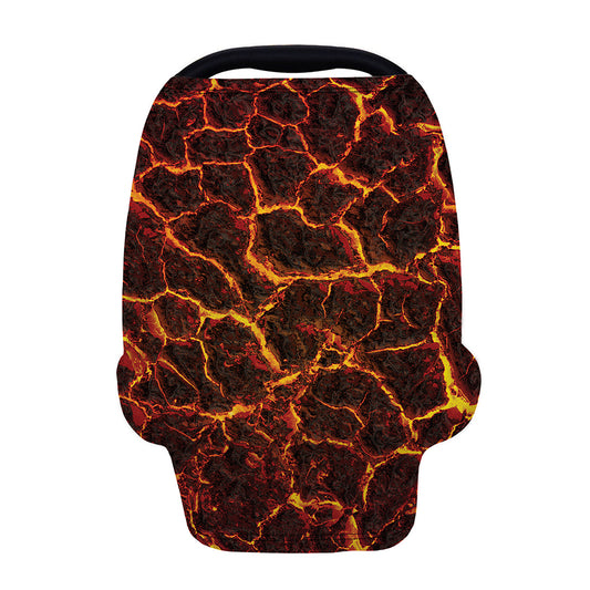 Molten Lava Print Baby Seat Cover