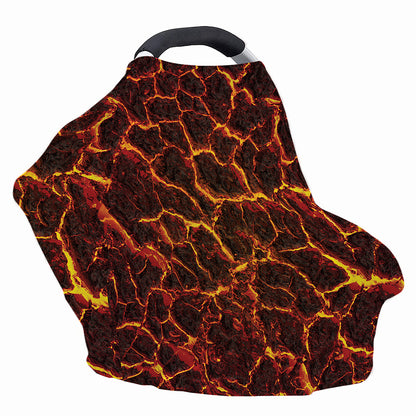 Molten Lava Print Baby Seat Cover