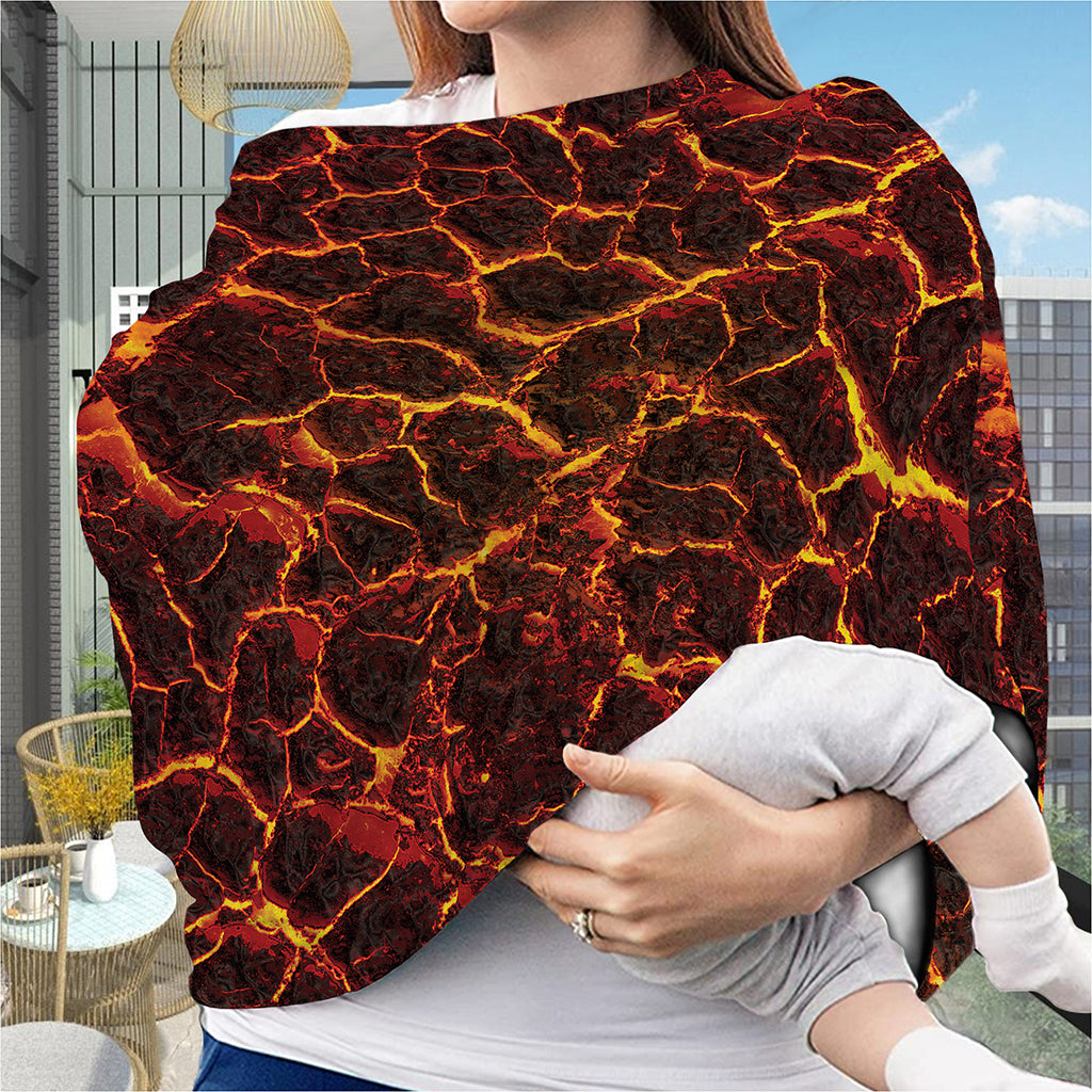 Molten Lava Print Baby Seat Cover
