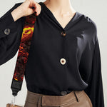 Molten Lava Print Bag Strap