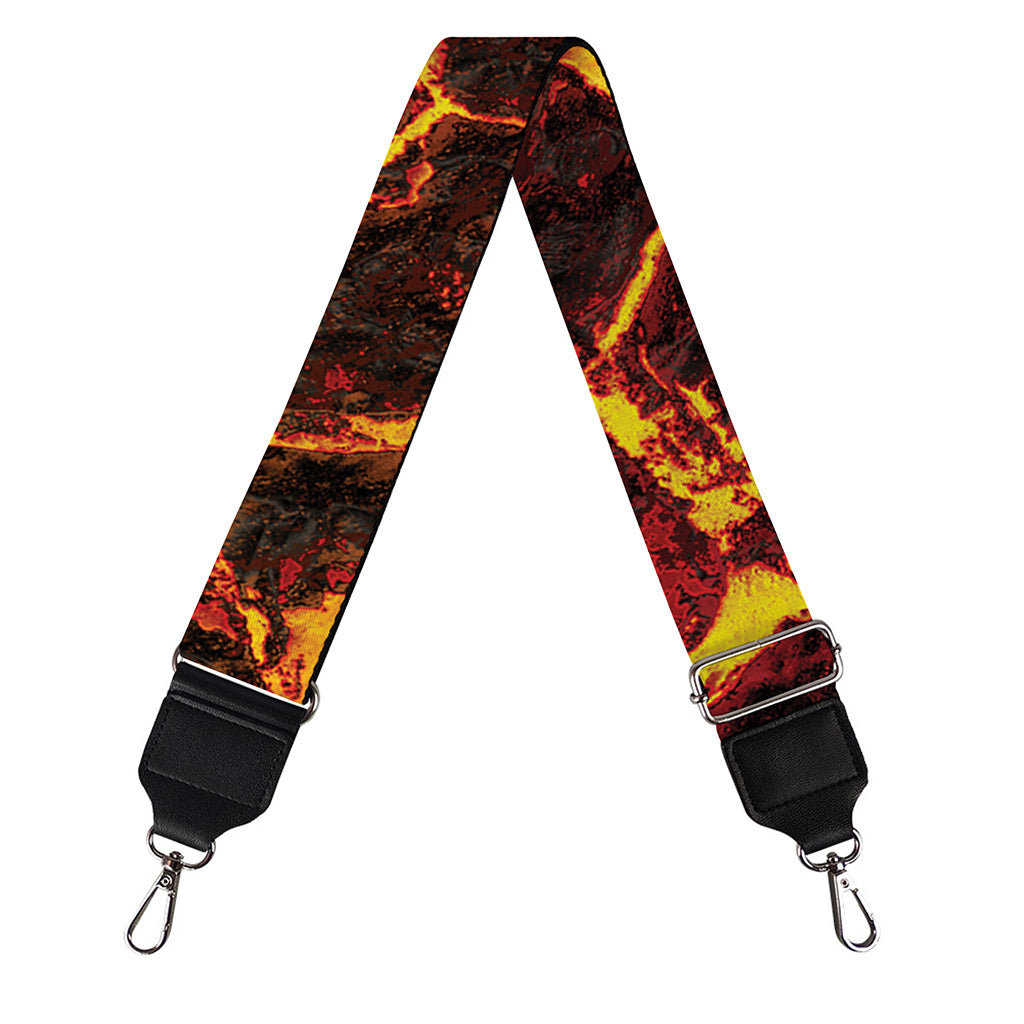 Molten Lava Print Bag Strap