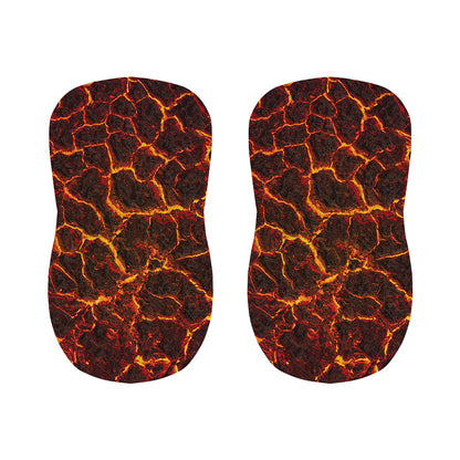 Molten Lava Print Bar Stool Covers