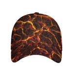 Molten Lava Print Baseball Cap