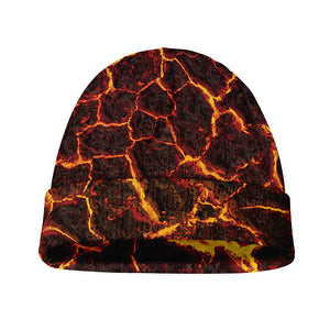 Molten Lava Print Beanie