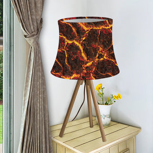 Molten Lava Print Bell Lamp Shade