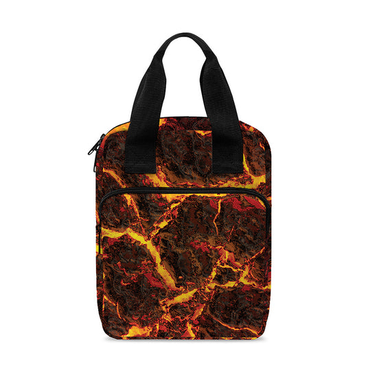 Molten Lava Print Bible Tote Bag