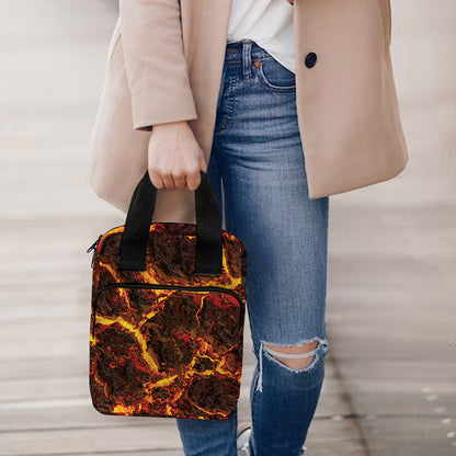 Molten Lava Print Bible Tote Bag
