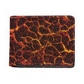 Molten Lava Print Bifold Wallet