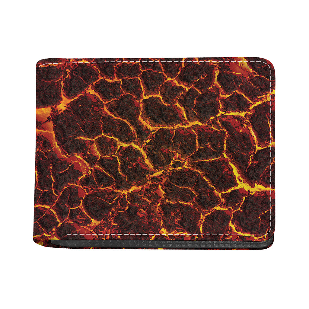 Molten Lava Print Bifold Wallet