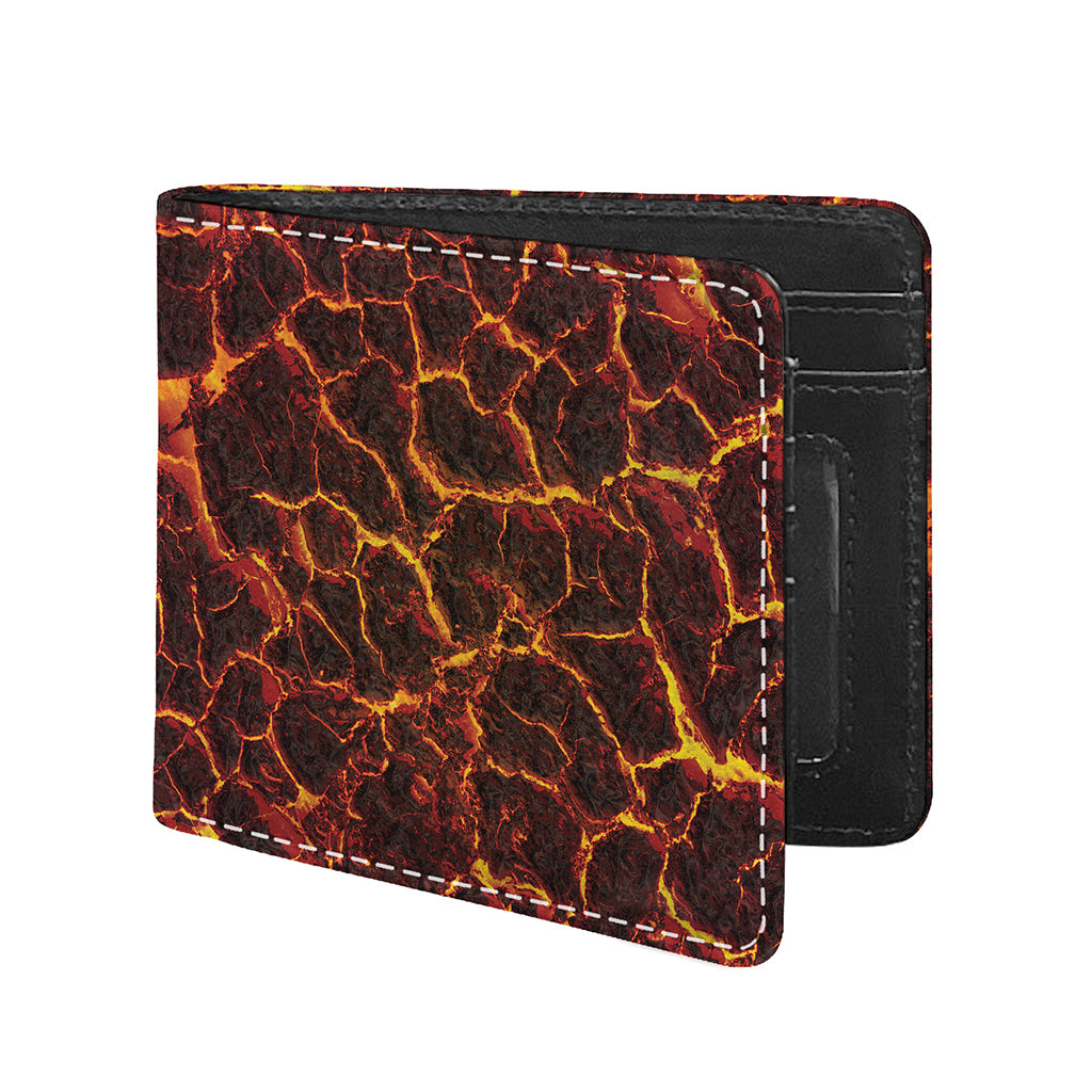 Molten Lava Print Bifold Wallet