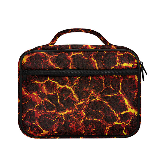 Molten Lava Print Briefcase Bible Bag