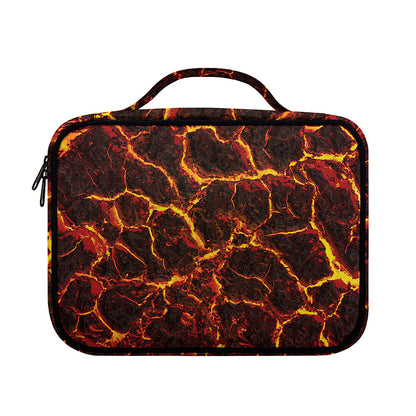 Molten Lava Print Briefcase Bible Bag