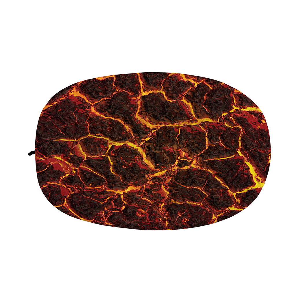 Molten Lava Print Car Side Mirror Covers