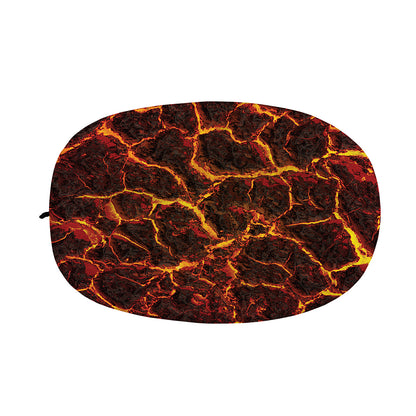 Molten Lava Print Car Side Mirror Covers