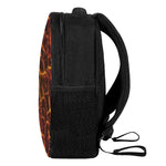 Molten Lava Print Casual Backpack