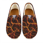 Molten Lava Print Casual Shoes