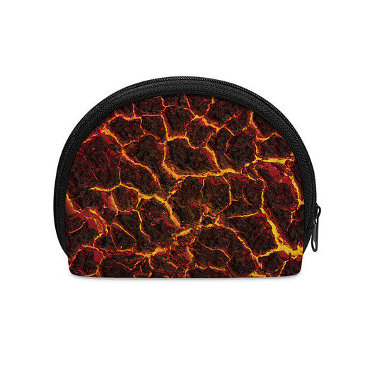 Molten Lava Print Coin Purse