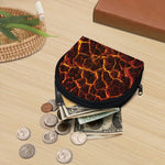 Molten Lava Print Coin Purse