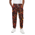Molten Lava Print Cotton Sweatpants