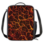 Molten Lava Print Crossbody Lunch Bag